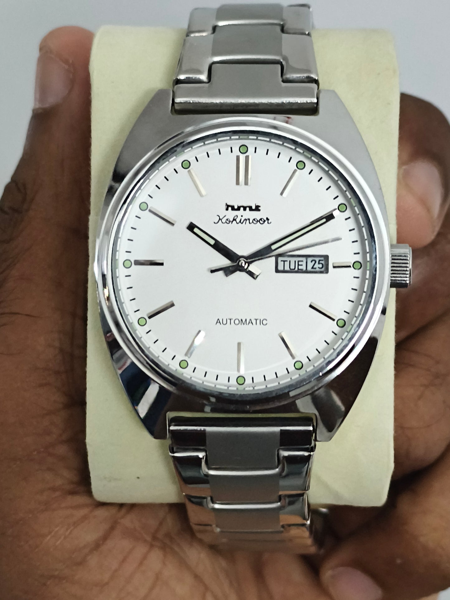 HMT Kohinoor Automatic Watch with White Dial