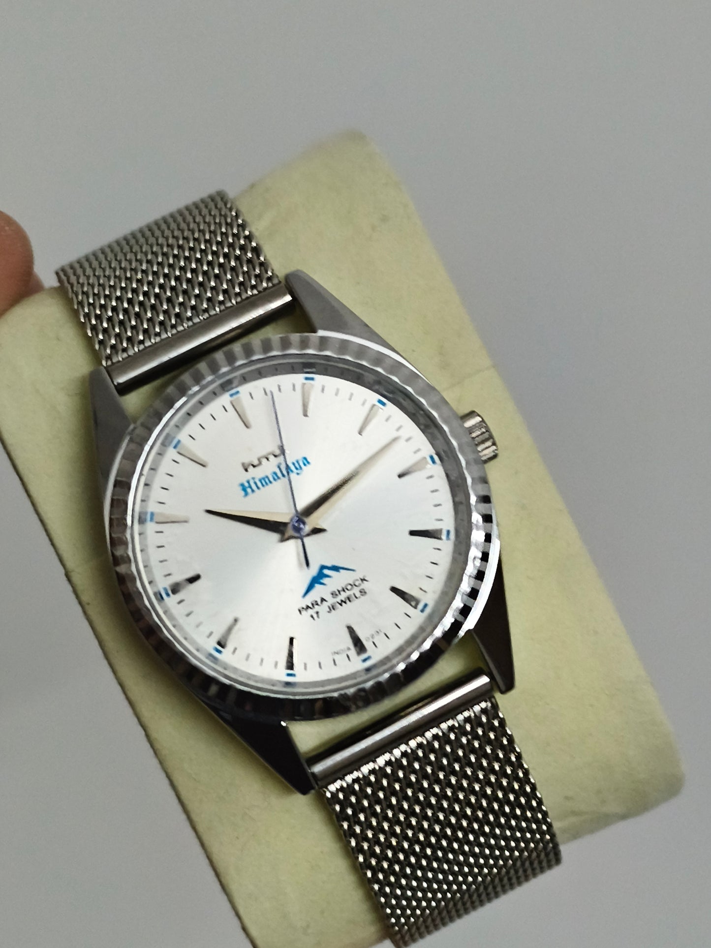 HMT Himalaya Mechanical Watch Mint Condition with Box and Papers