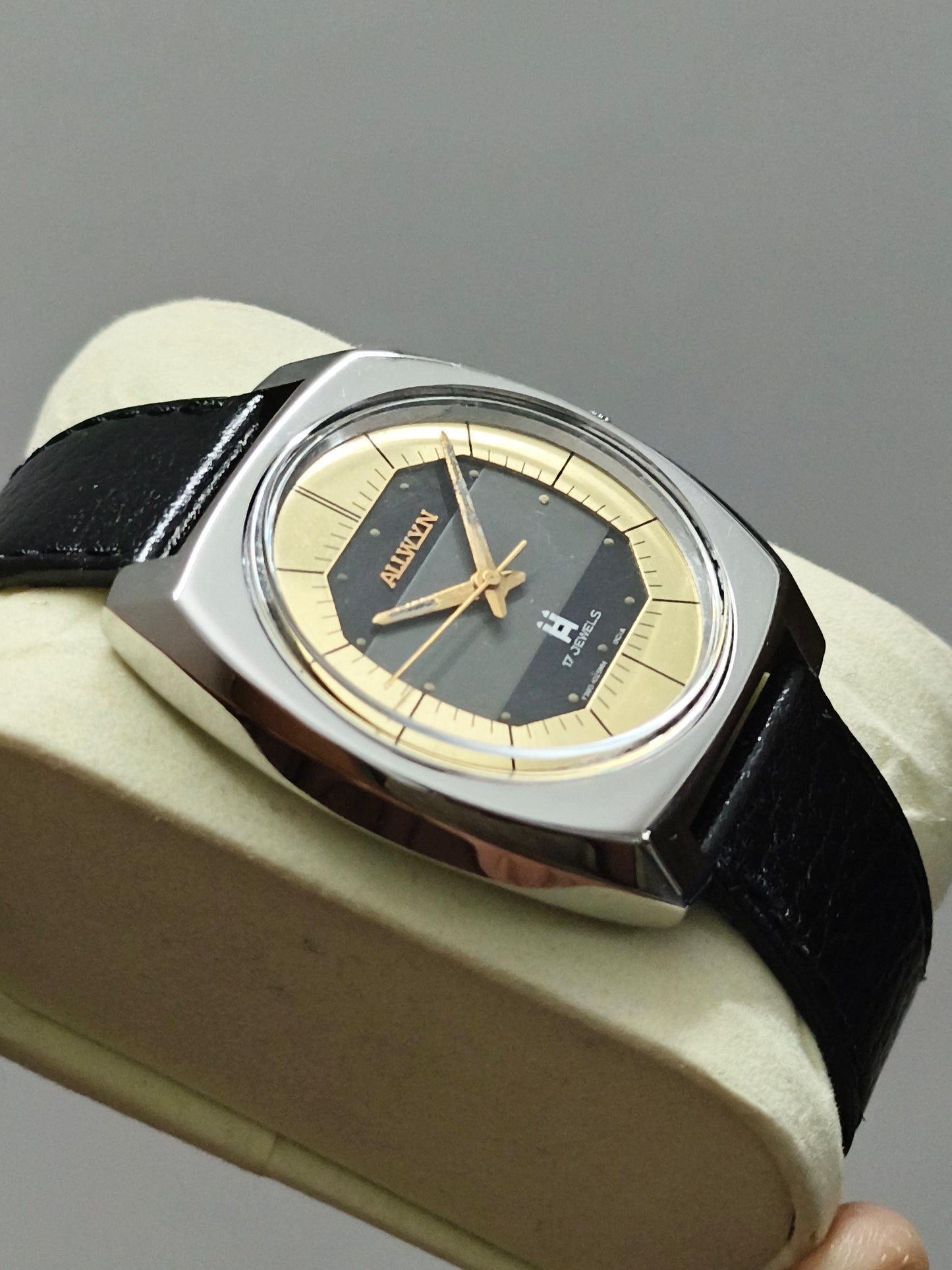 Allwyn Mechanical Watch with Multi Tone Dial