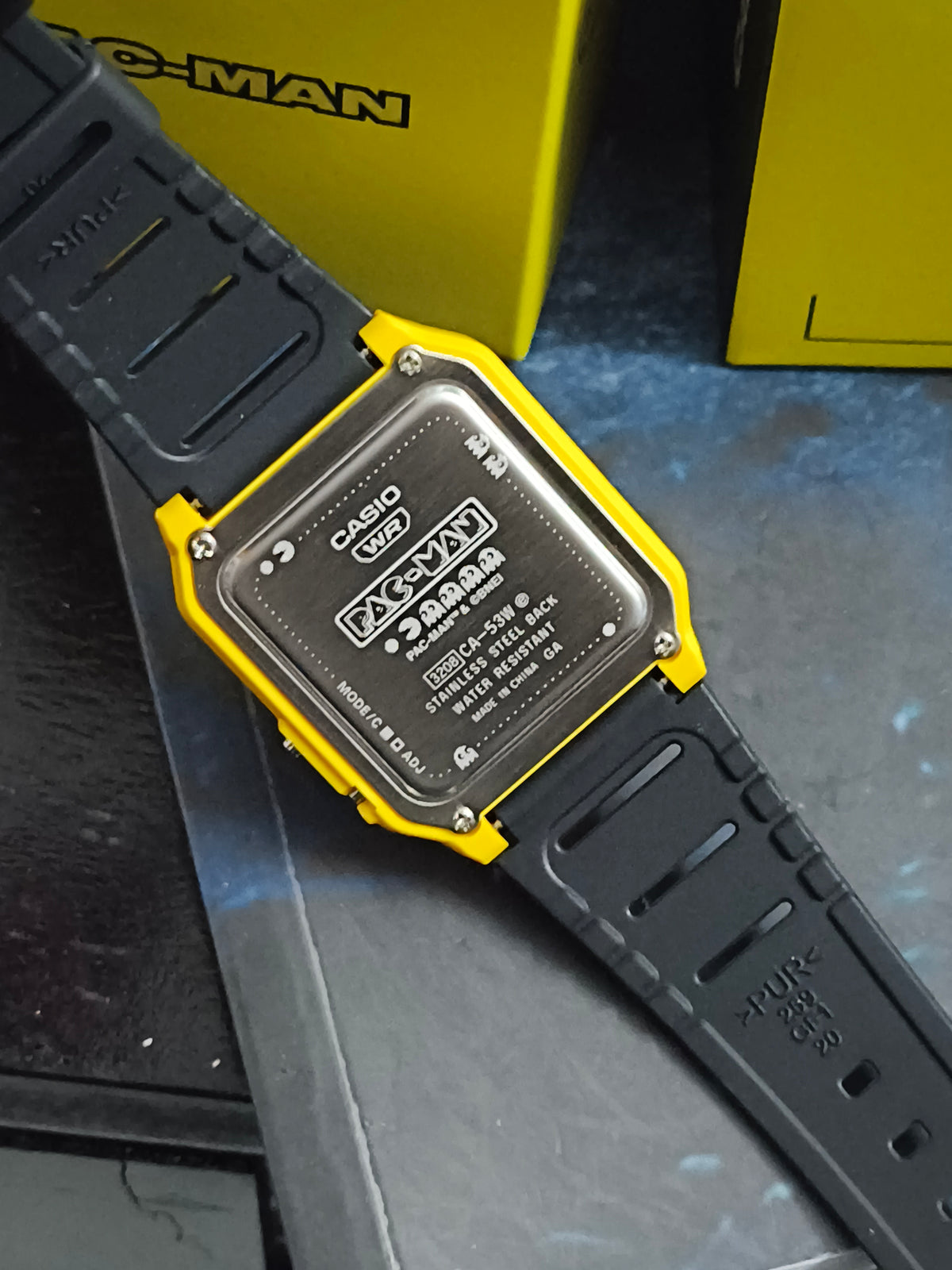 Casio PAC-MAN 45th Anniversary Edition Watch Model CA53WPC-1B