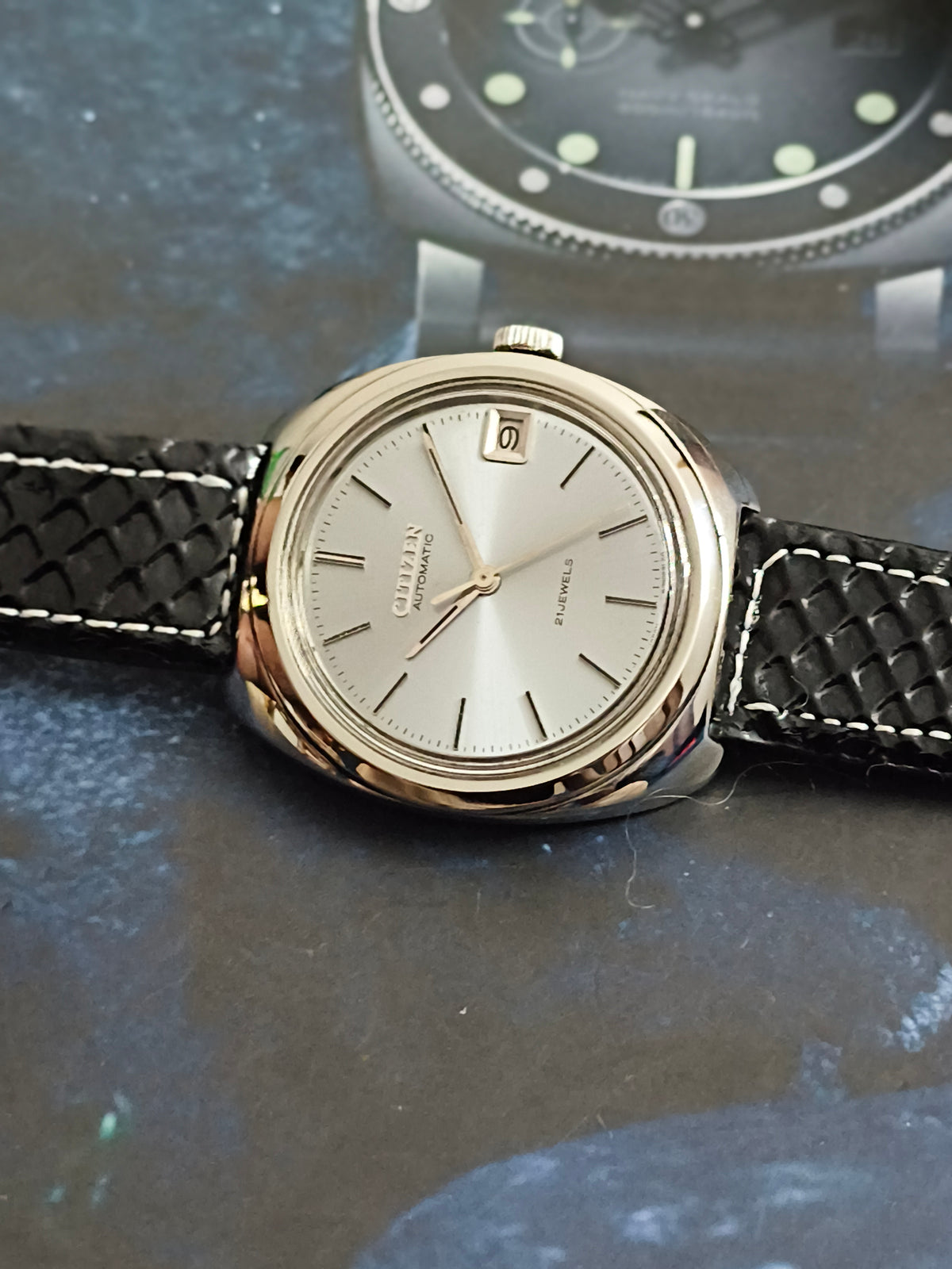 Citizen Automatic Neo-Vintage Watch with an Ice Blue Dial