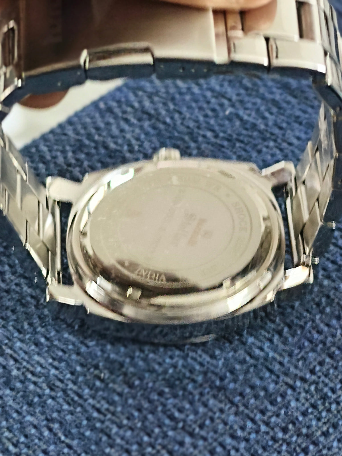 HMT Stellar Automatic 45mm Watch with a Black Dial, NOS