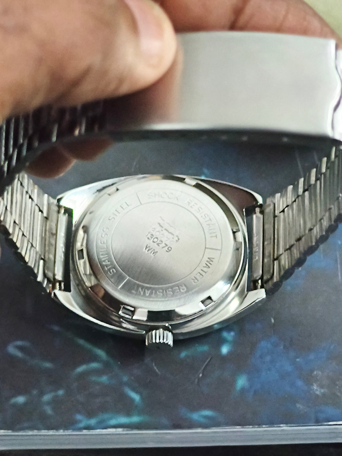 HMT Kohinoor Hand-wound Vintage Watch with a Black Dial
