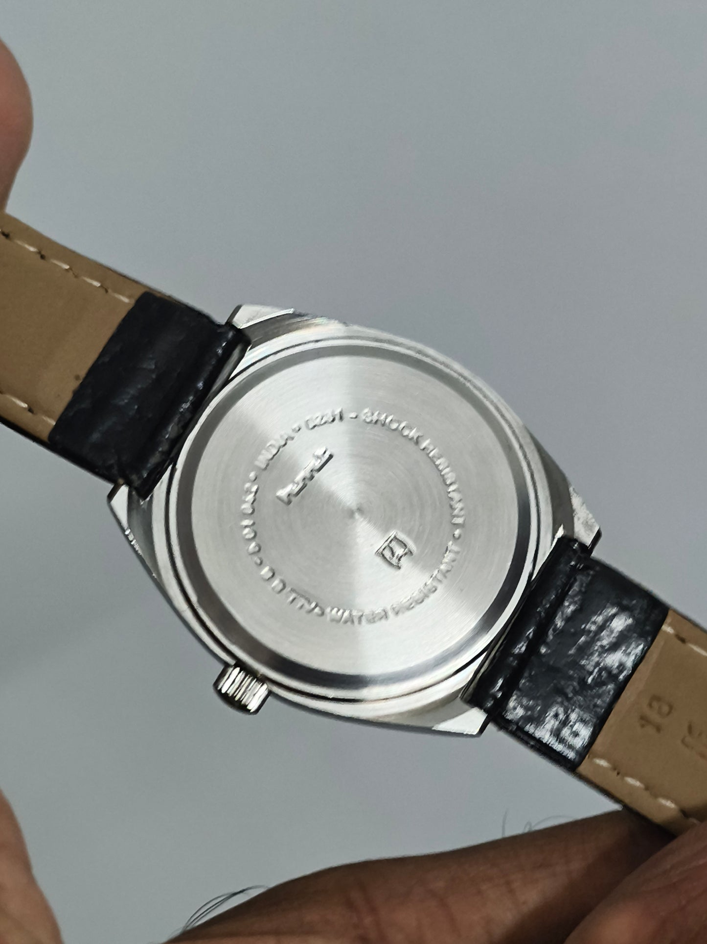 HMT Vikas Hand-wound Vintage Watch with Black Dial