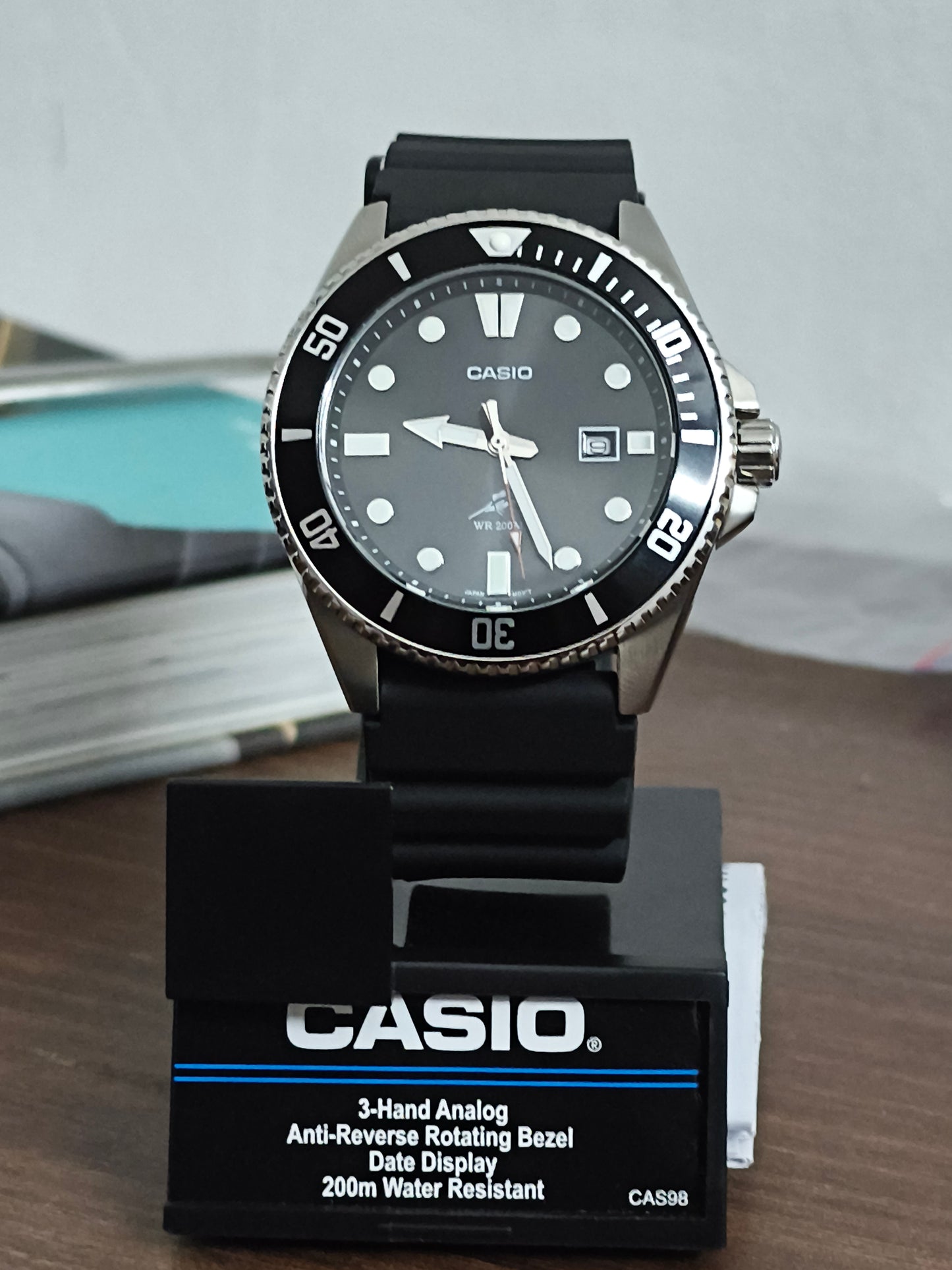 Casio MDV 106 Duro “Marlin” Bill Gates (Classic Black)
