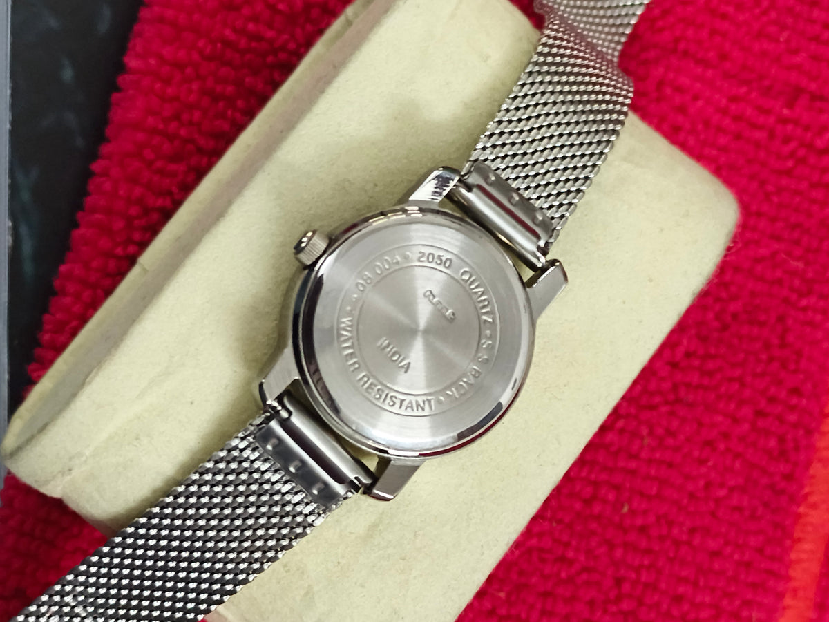 HMT HQ Quartz Lady 24mm Watch with a Maroon Dial