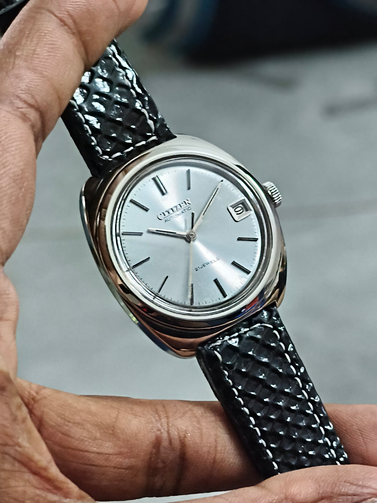 Citizen Automatic Neo-Vintage Watch with an Ice Blue Dial