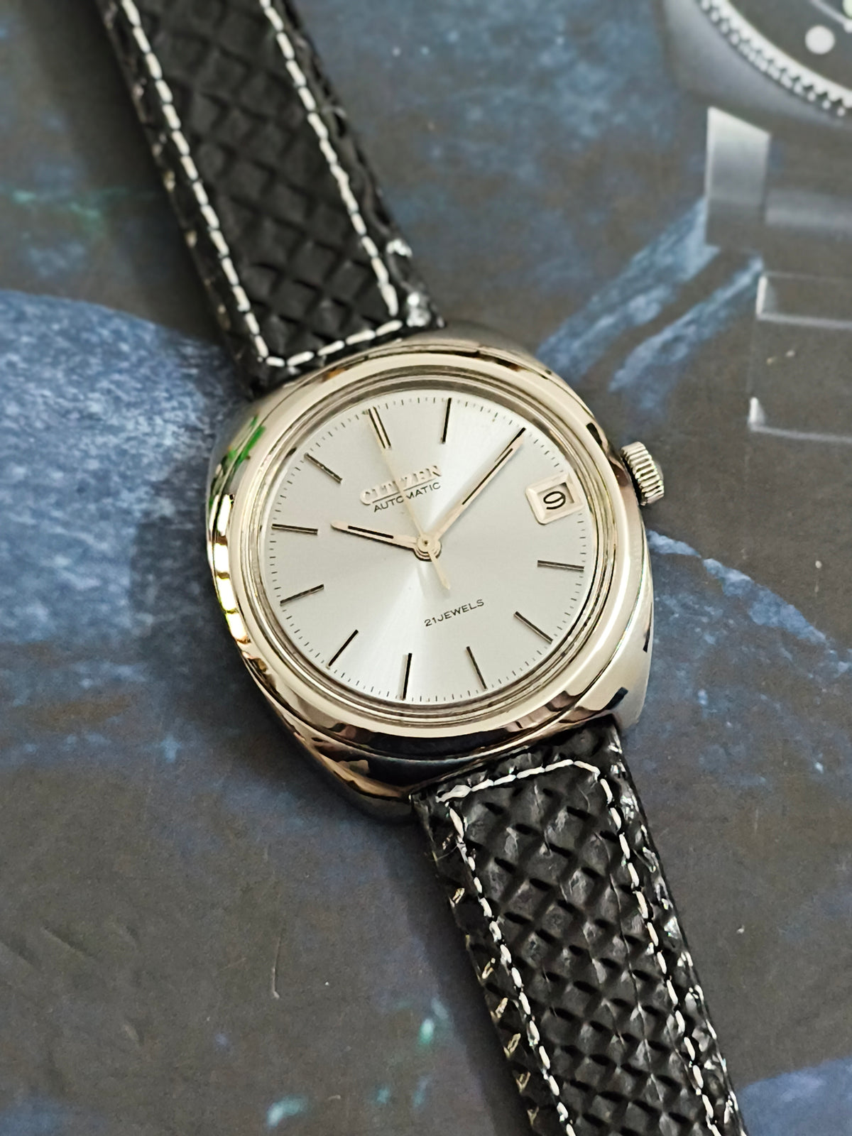 Citizen Automatic Neo-Vintage Watch with an Ice Blue Dial