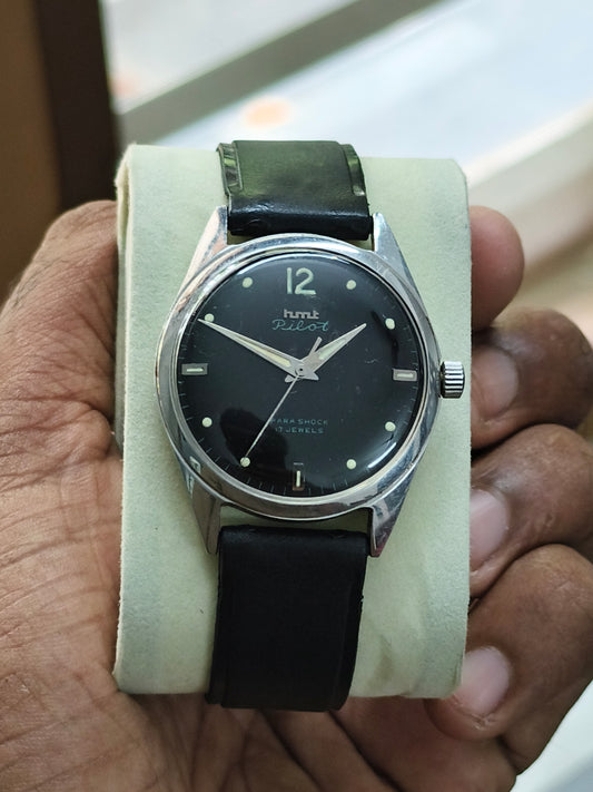 HMT Vintage Pilot Mechanical Hand-lumed Watch