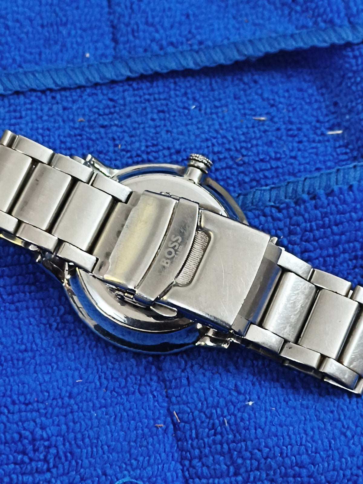 BOSS Club Multifunction Quartz Watch with a Blue Dial
