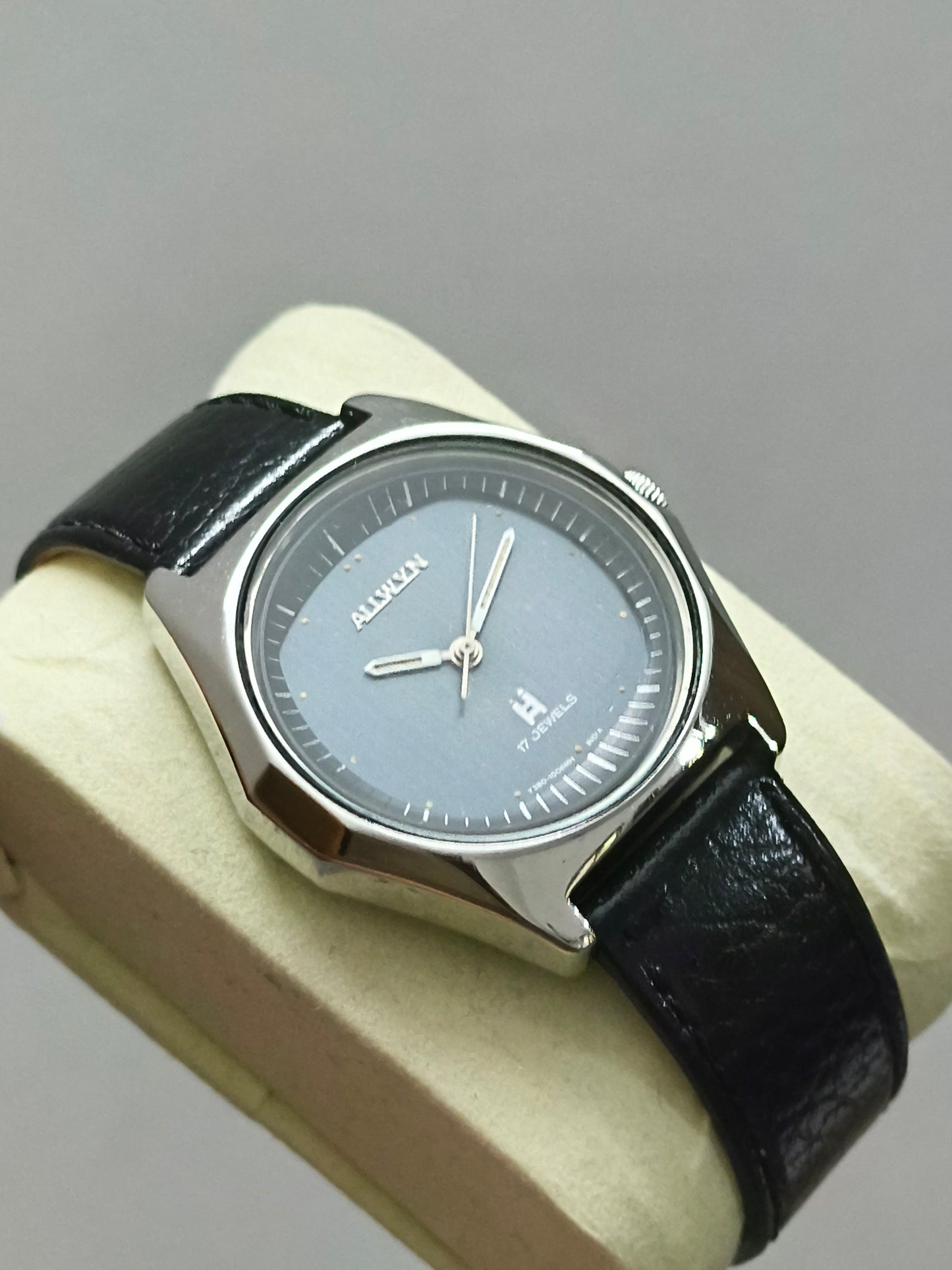 Allwyn Hand-wound Watch with Blue Denim Dial