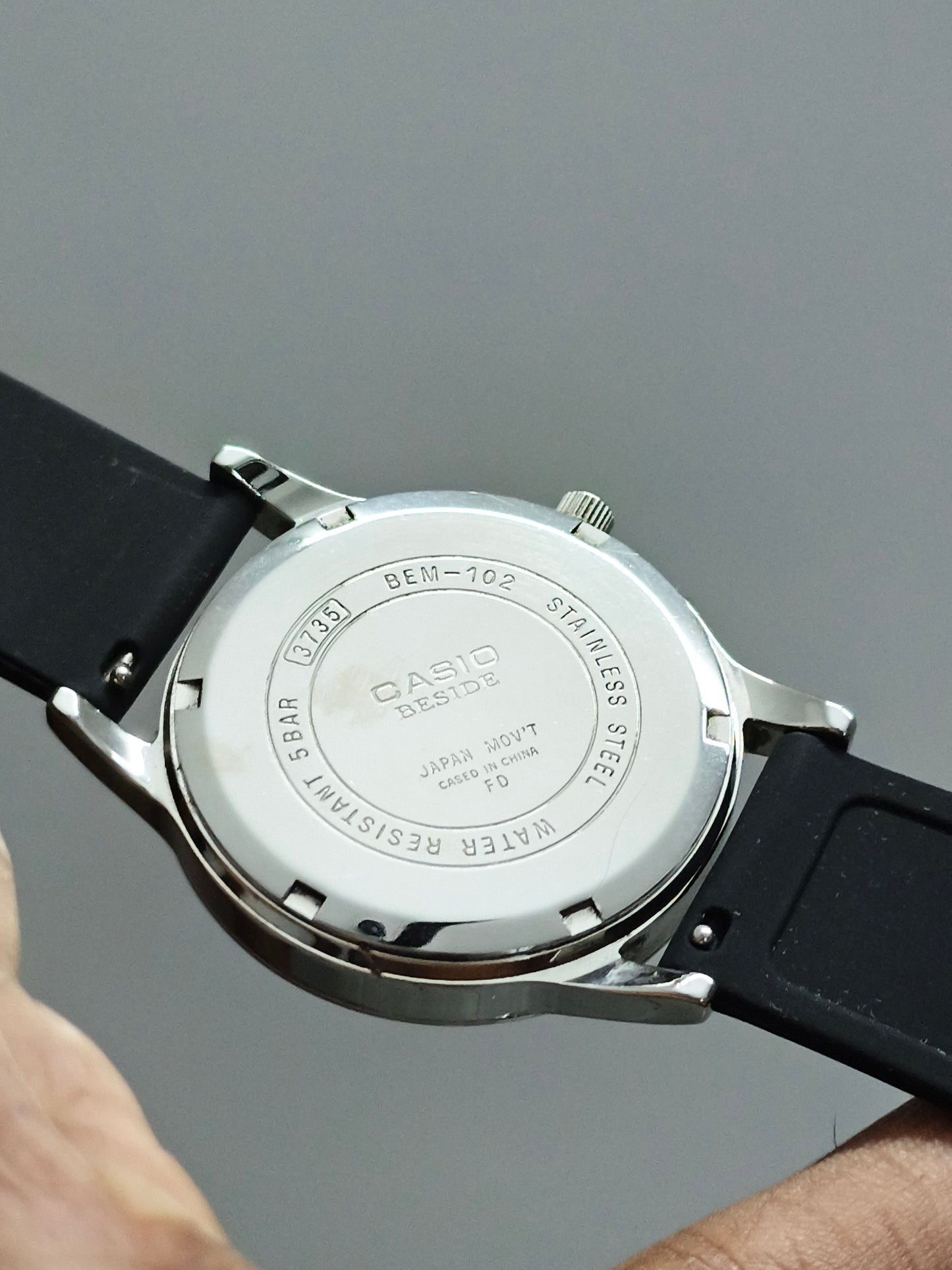 Casio Quartz Annual Calendar Watch BEM-102