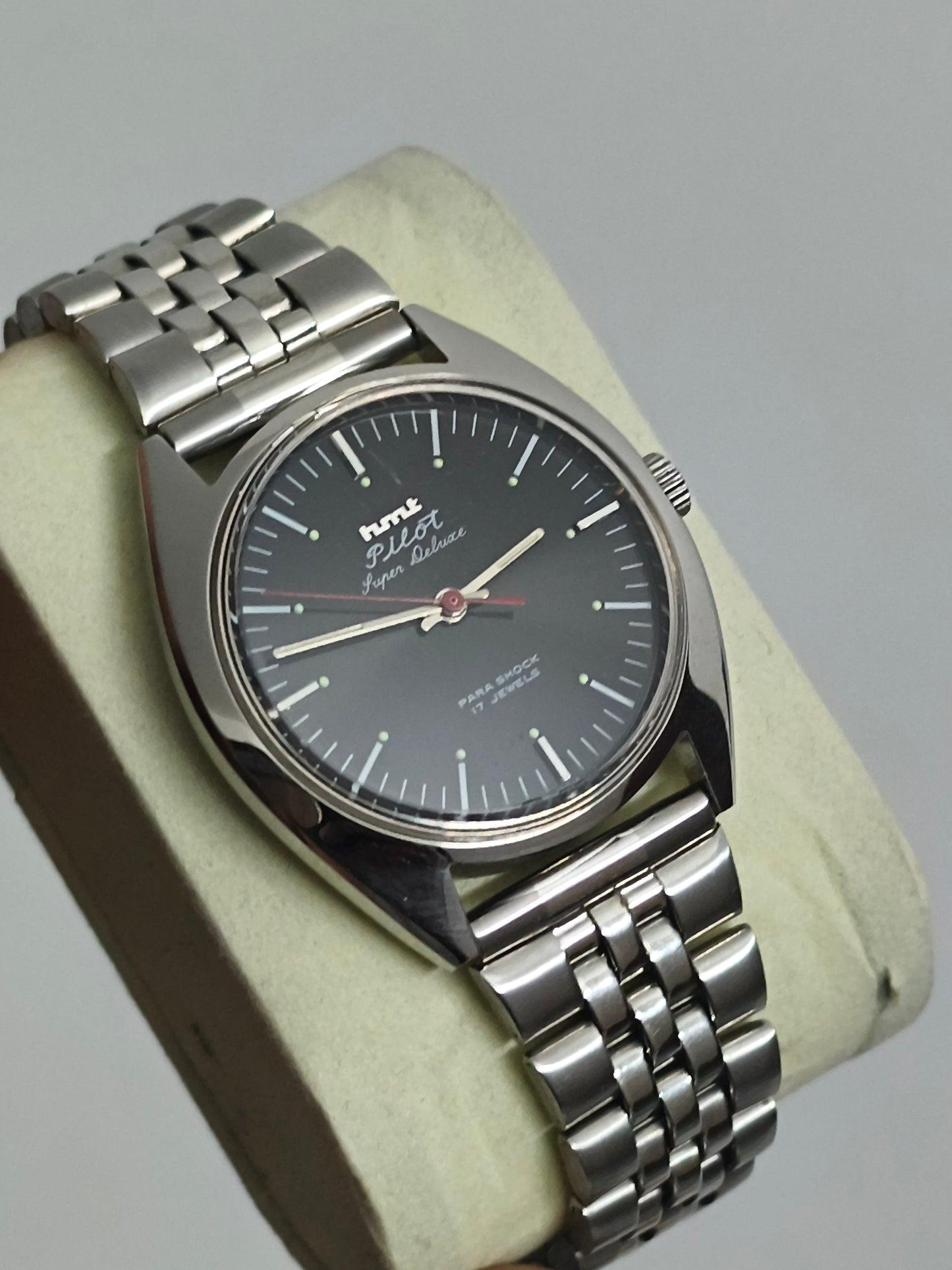 HMT Pilot Super Deluxe Watch with Black Dial