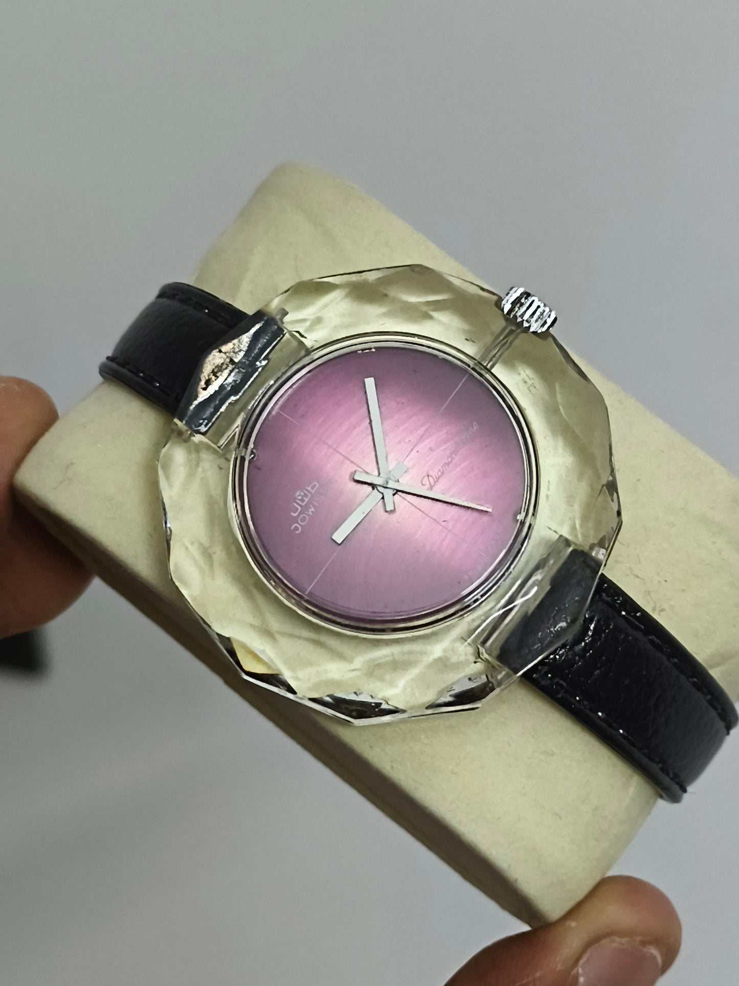 Jowissa Swiss Manual-winding Ladies’ Watch with Transparent Glass Case
