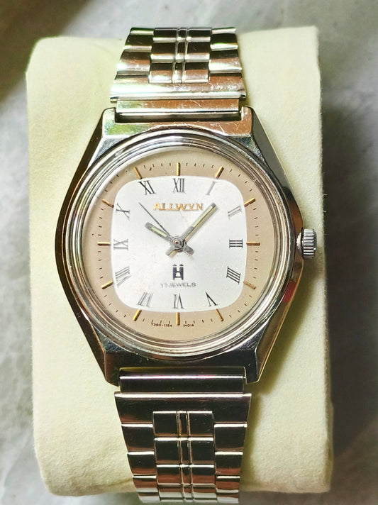 Vintage allwyn hand wound watch