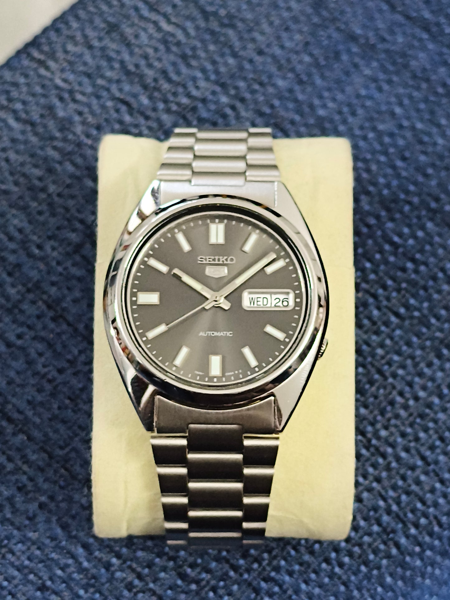 Seiko 5 Automatic SNXS79K1 Watch, NOS/Mint Condition