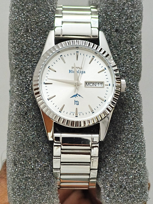 HMT Himalaya HQ Quartz Watch with Silver-toned Dial