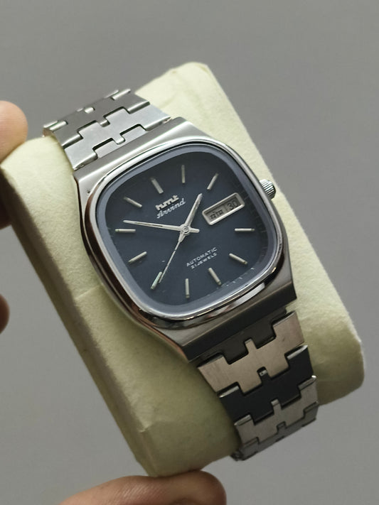 HMT Aravind Automatic Watch with Dark Blue Dial