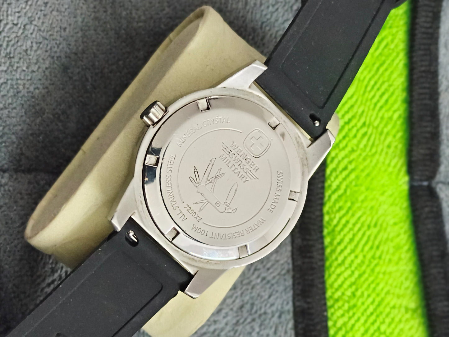 Wenger Avenue Sport Swiss Military Watch 42mm with a Black Dial