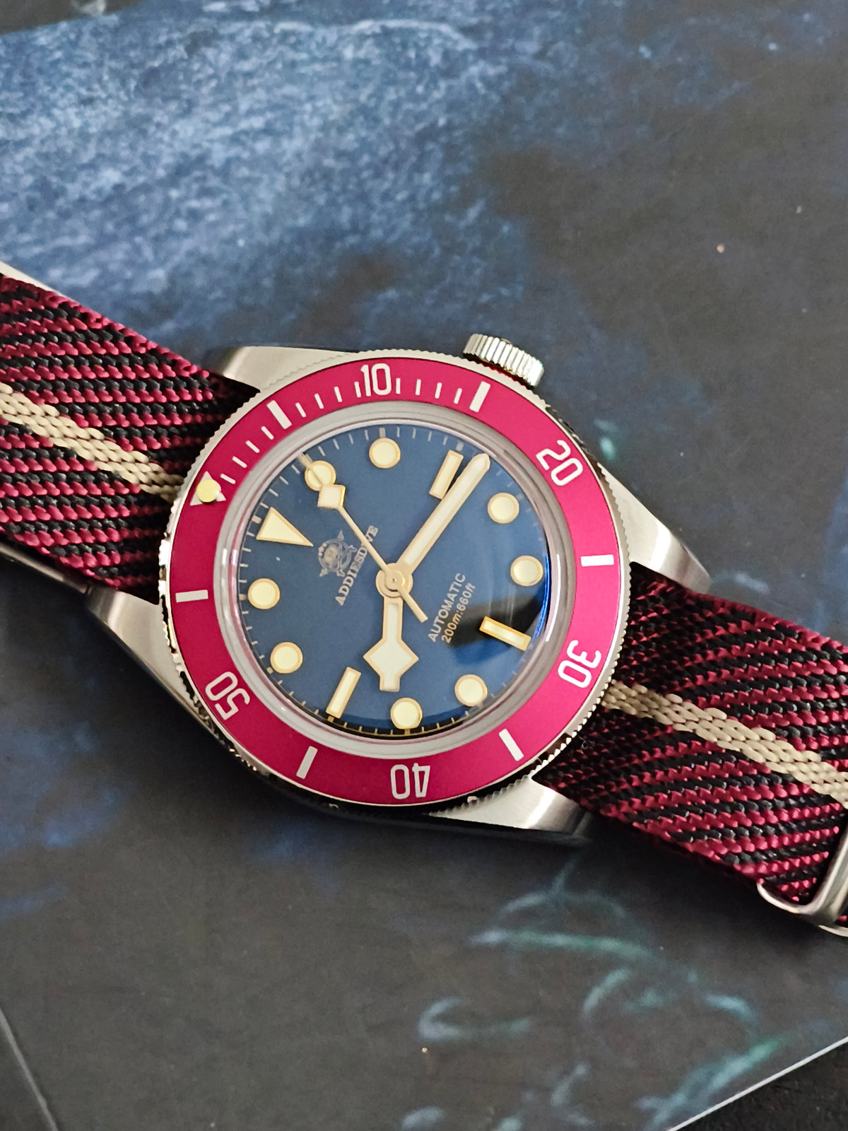 Addiesdive Automatic Three Hands BB58 Tribute, Brand New In Box