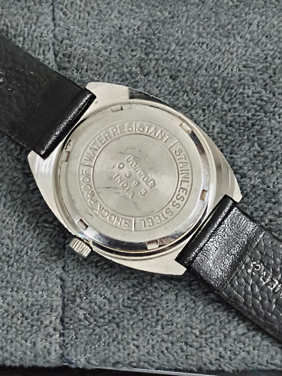 HMT Ashok Hand-wound Vintage Watch with a Silver-toned Dial