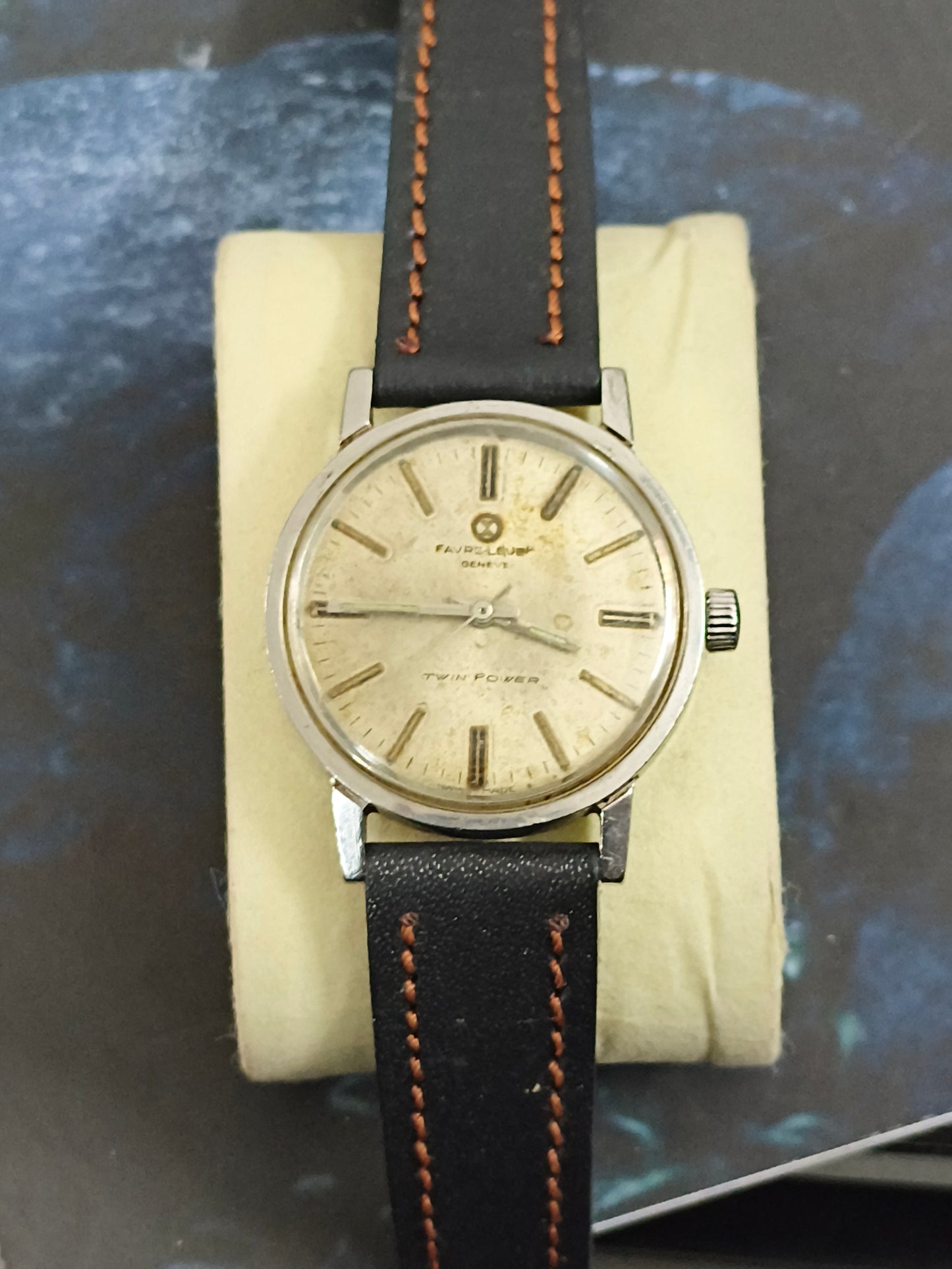 Favre Leuba Twin Power Vintage Mechanical Watch