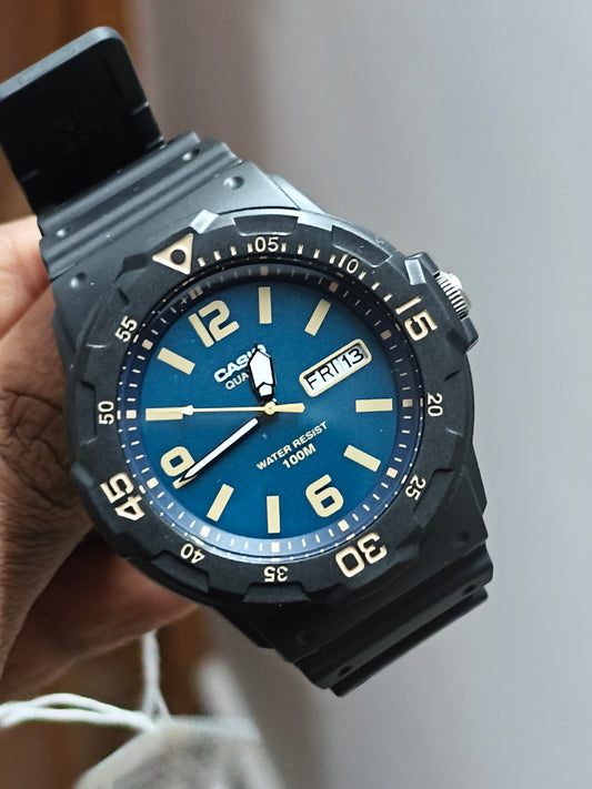 Casio MRW-200H-2B3VDF (with blue dial)