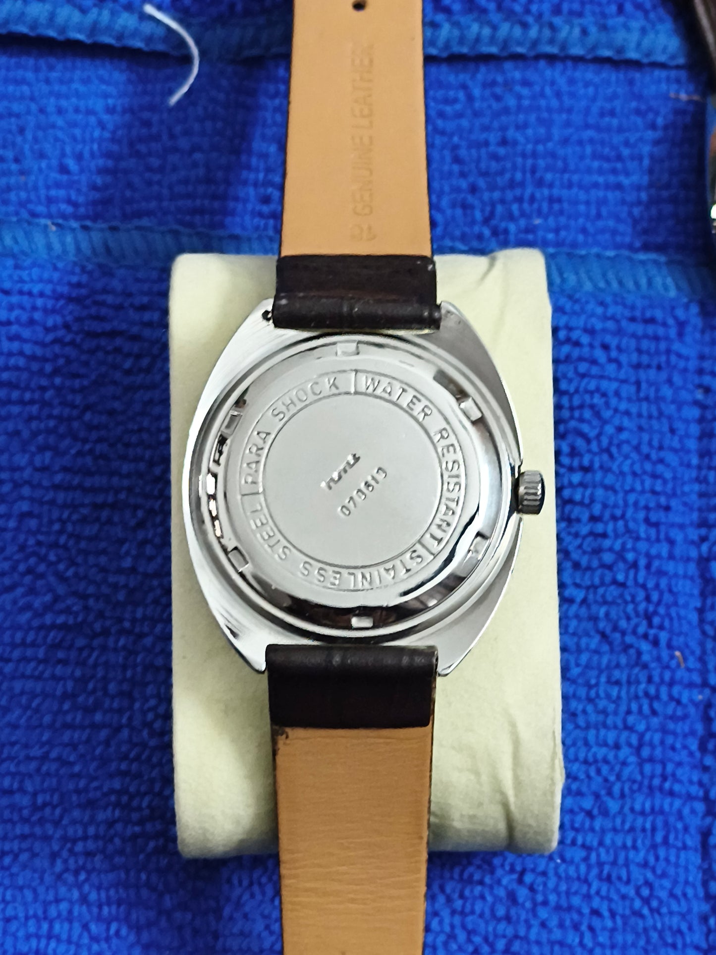 HMT Kohinoor Hand-wound Mechanical watch with a Matte Blue Dial