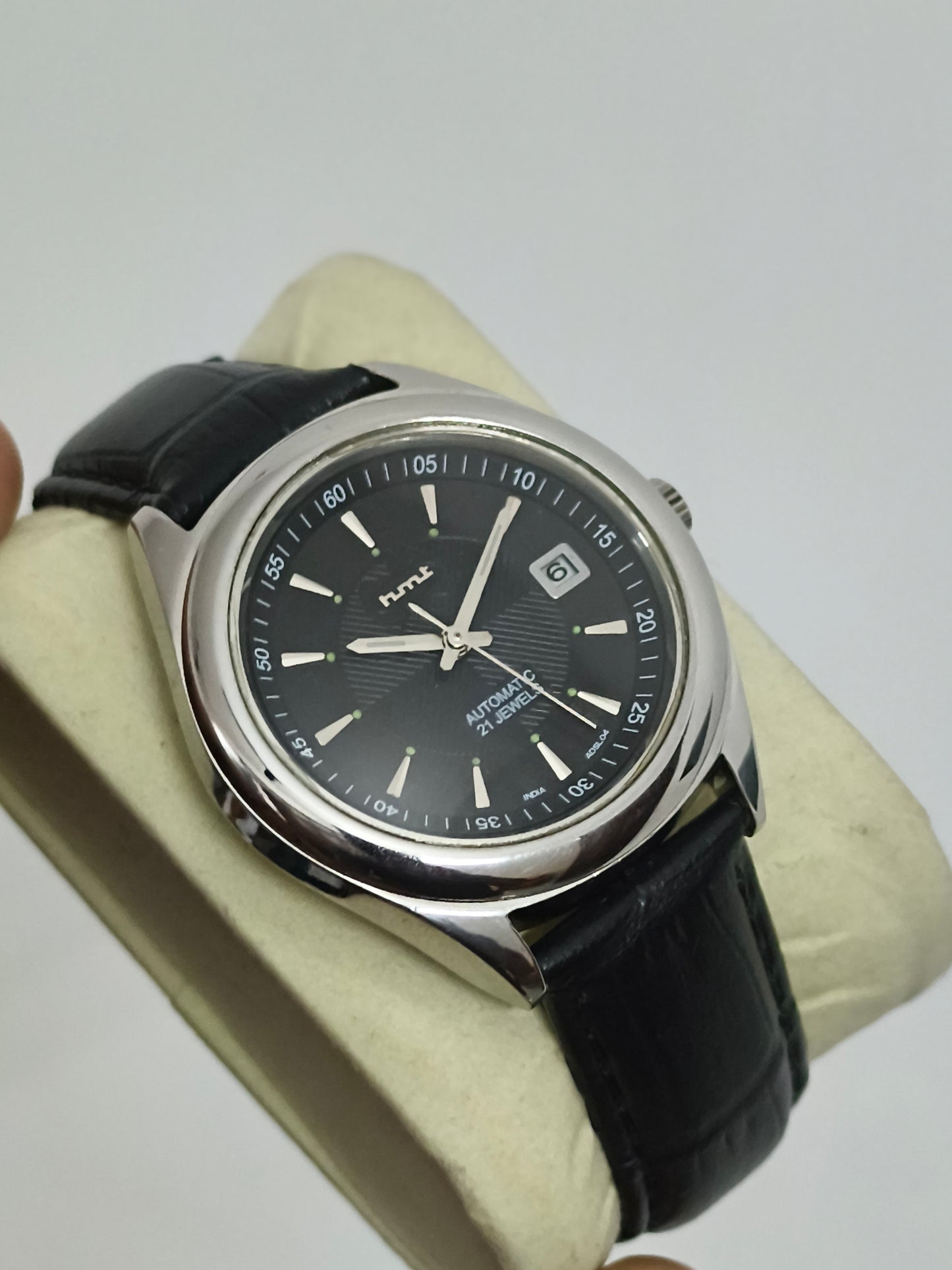 HMT Automatic Date watch with Black Dial