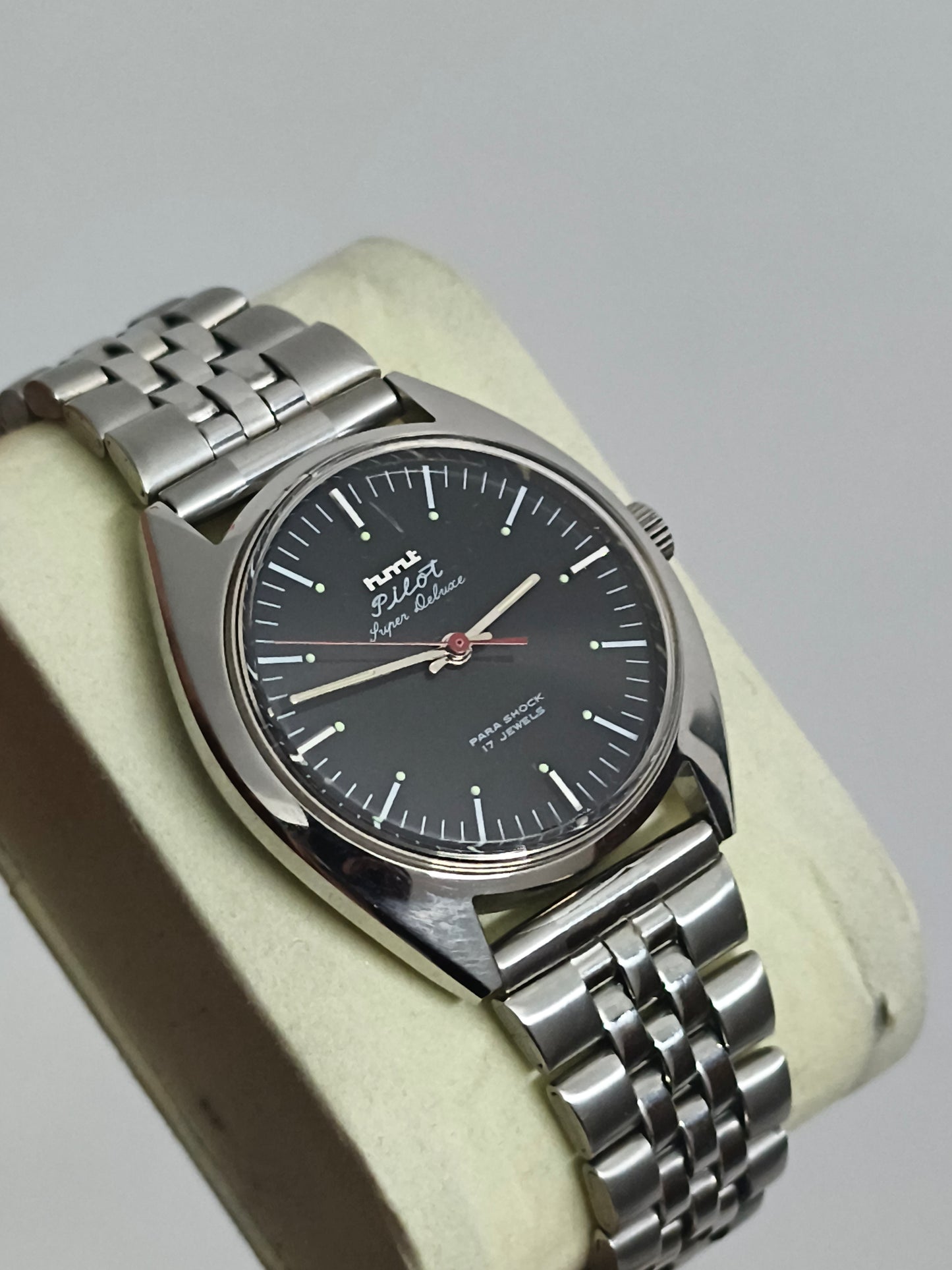 HMT Pilot Super Deluxe Watch with Black Dial