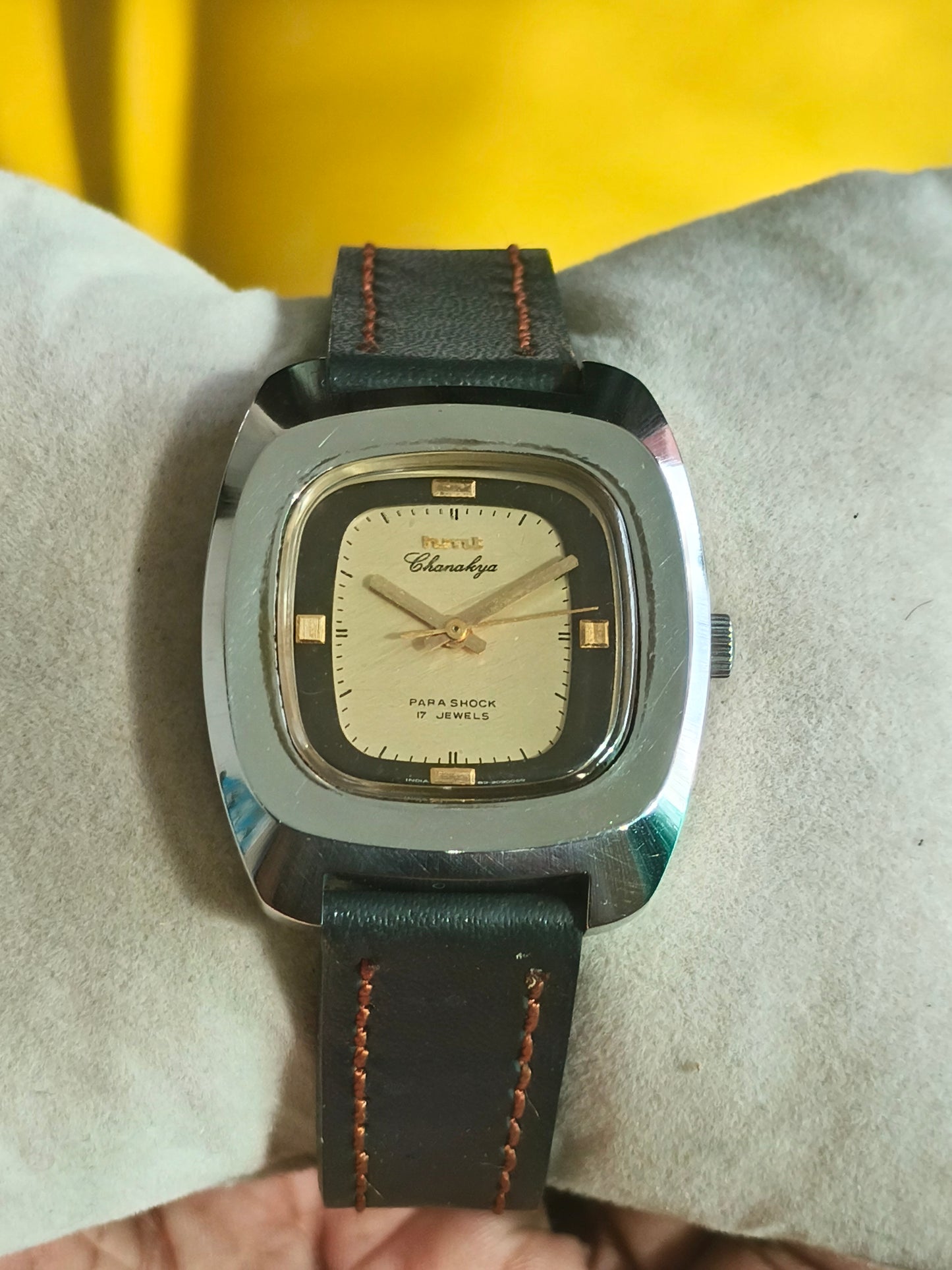HMT chanakya vintage mechanical hand wound watch
