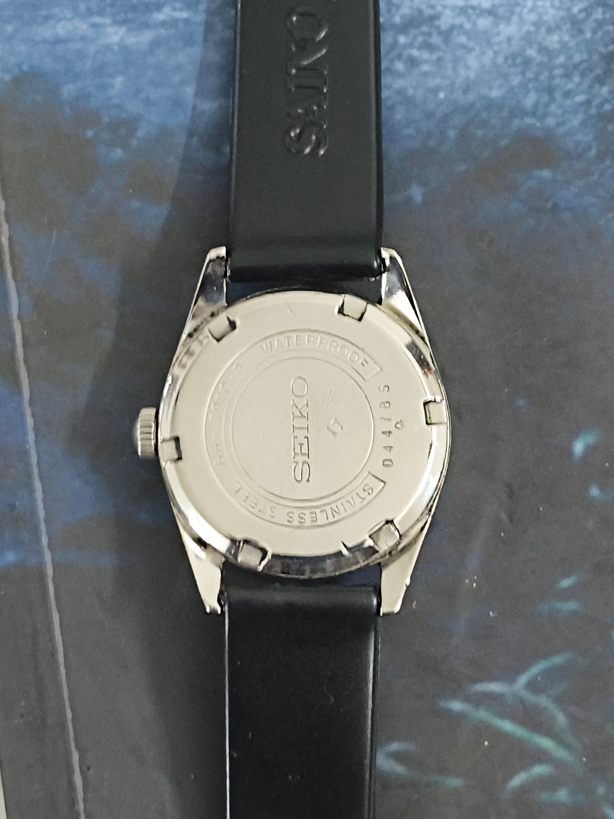 Seiko Vintage "Baby King Seiko" Hand-winding Watch with a Black Dial