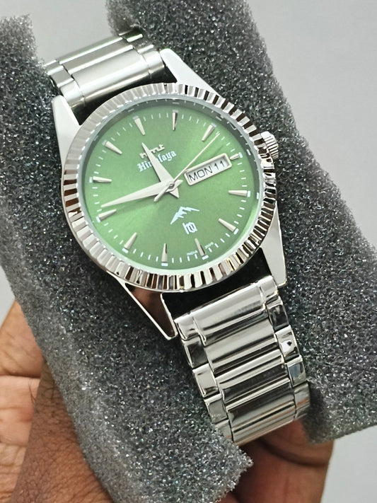 HMT Himalaya HQ Quartz Watch with Green Dial