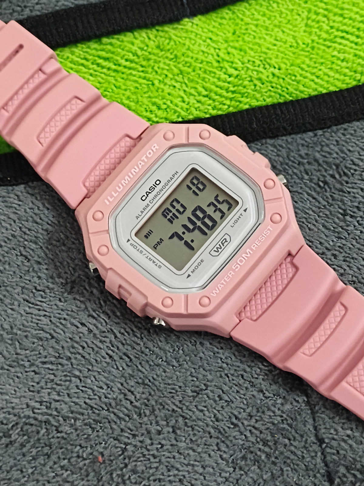 Casio W-218HC-4AV Pink, Brand New