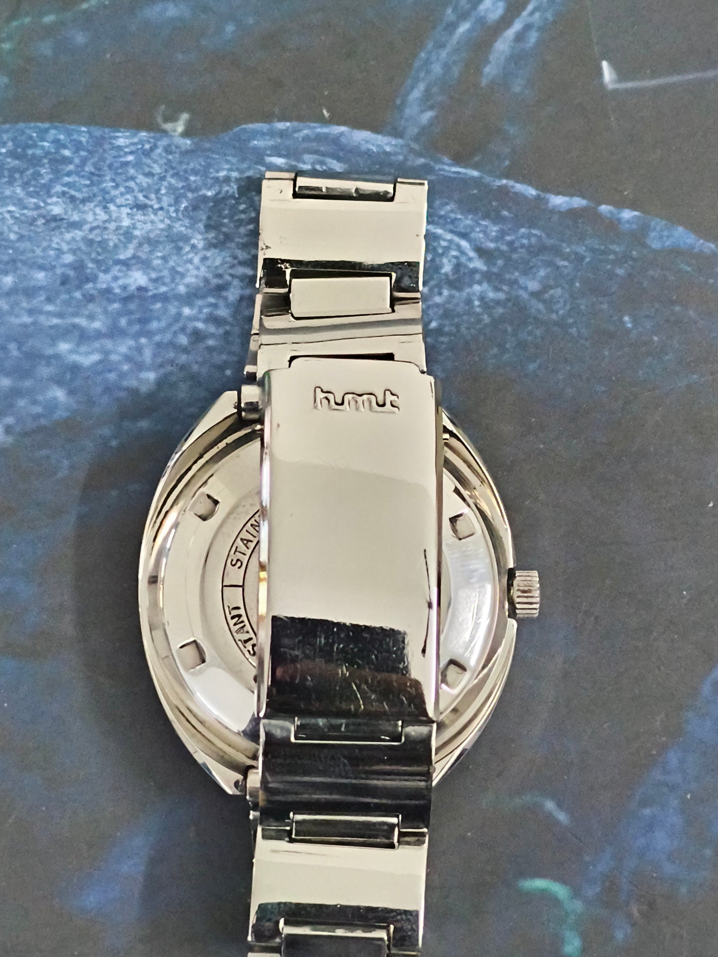 HMT Rajat Automatic Day Date Vintage Watch with a White Dial