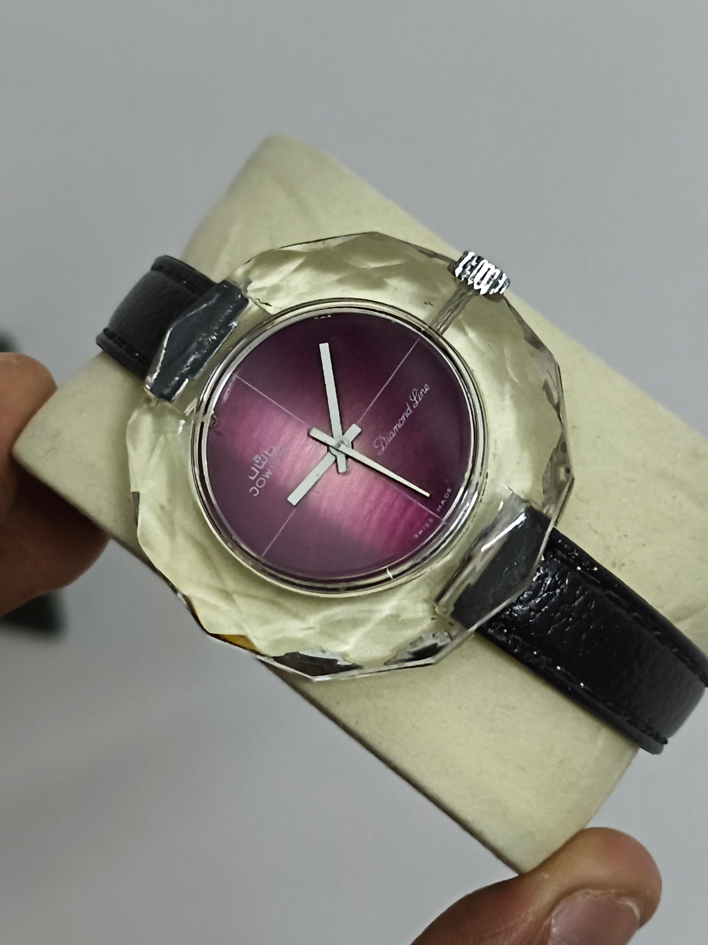 Jowissa Swiss Manual-winding Ladies’ Watch with Transparent Glass Case