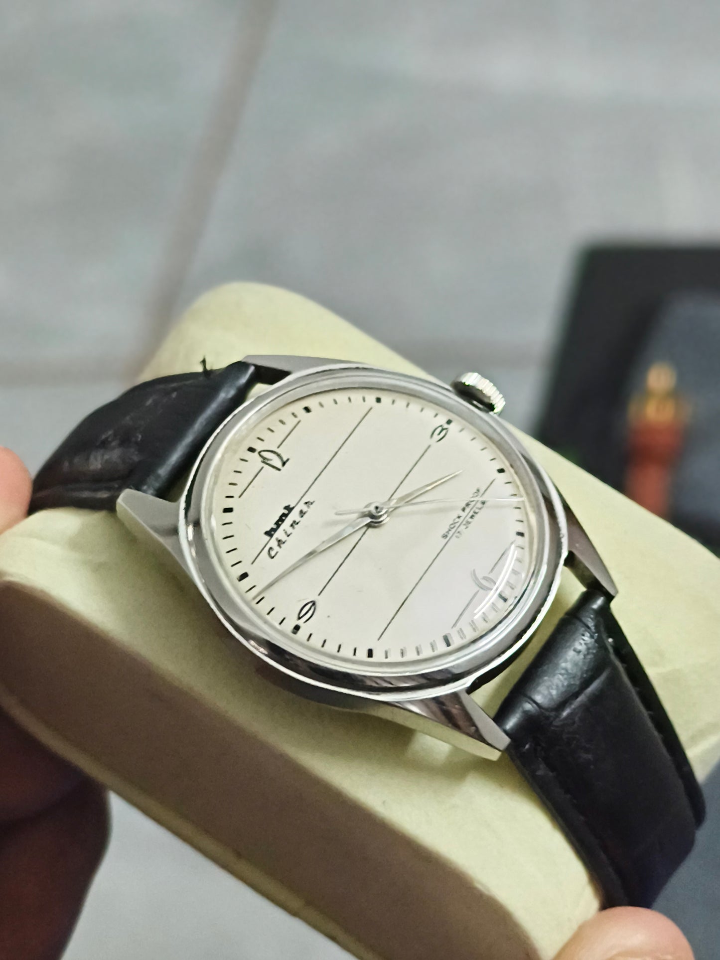 HMT Chinar Mechanical Hand-wound Vintage Watch with a White Notebook Dial