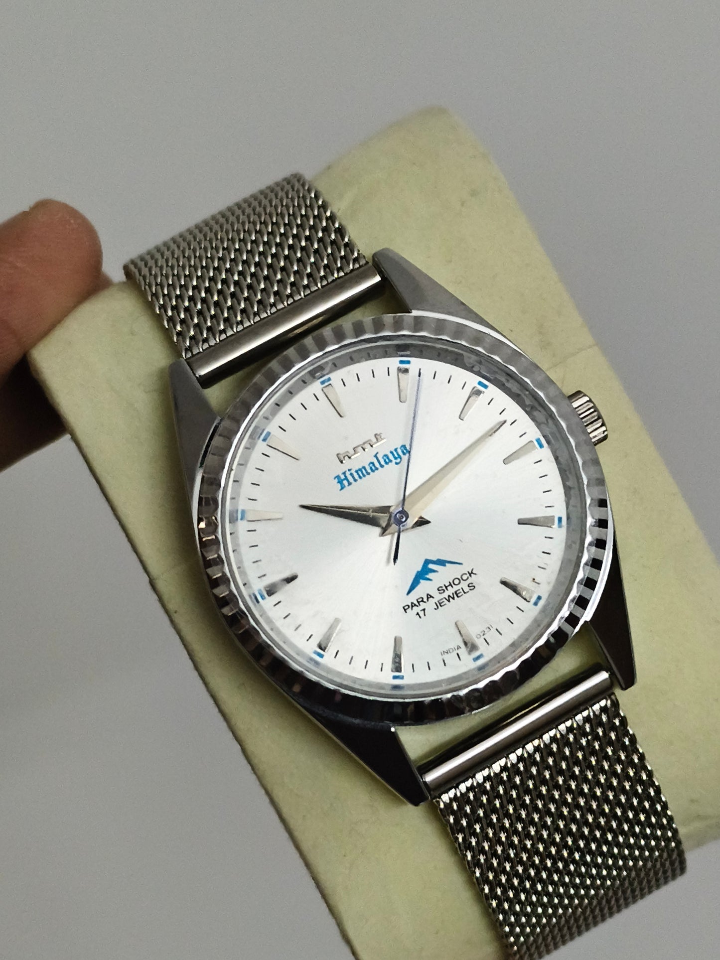HMT Himalaya Mechanical Watch Mint Condition with Box and Papers