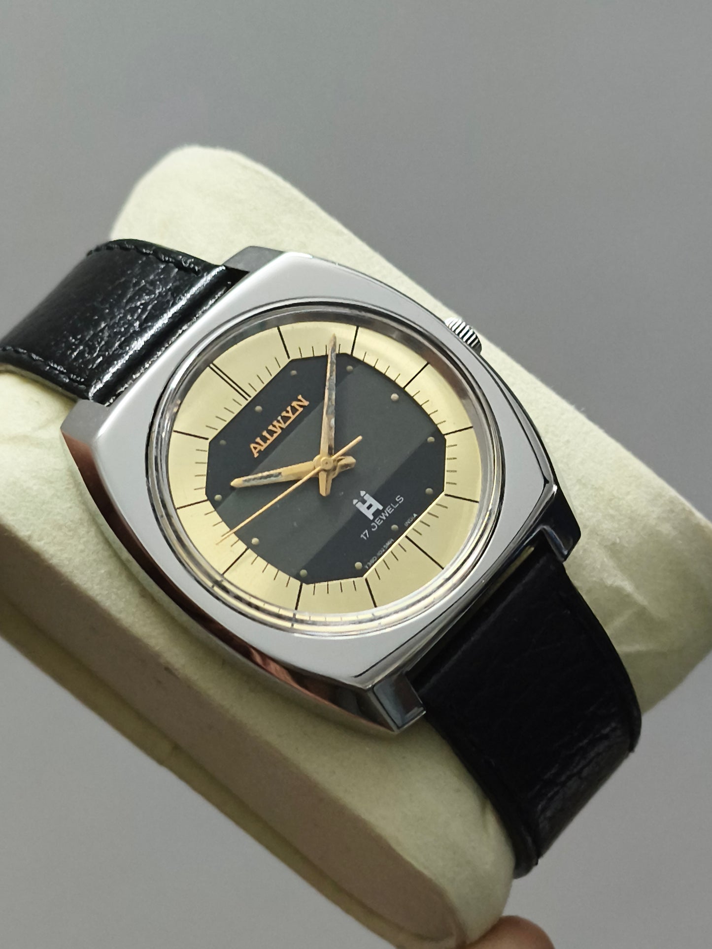 Allwyn Mechanical Watch with Multi Tone Dial