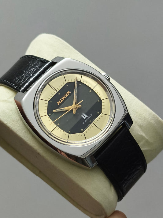 Allwyn Mechanical Watch with Multi Tone Dial