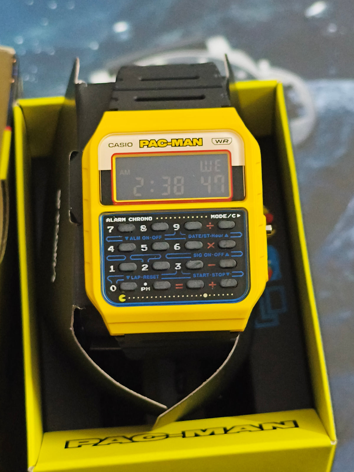 Casio PAC-MAN 45th Anniversary Edition Watch Model CA53WPC-1B