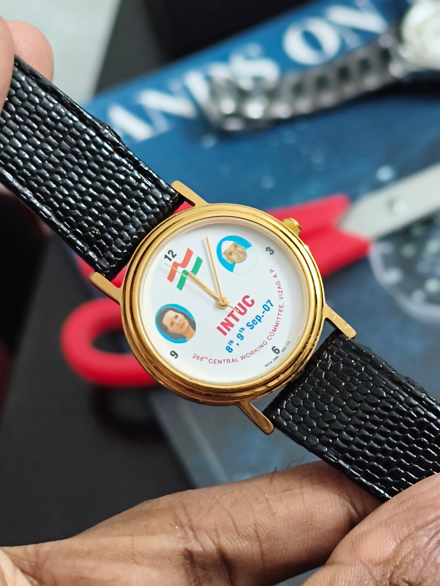 HMT Sona Quartz INTUC 60th Anniversary Watch