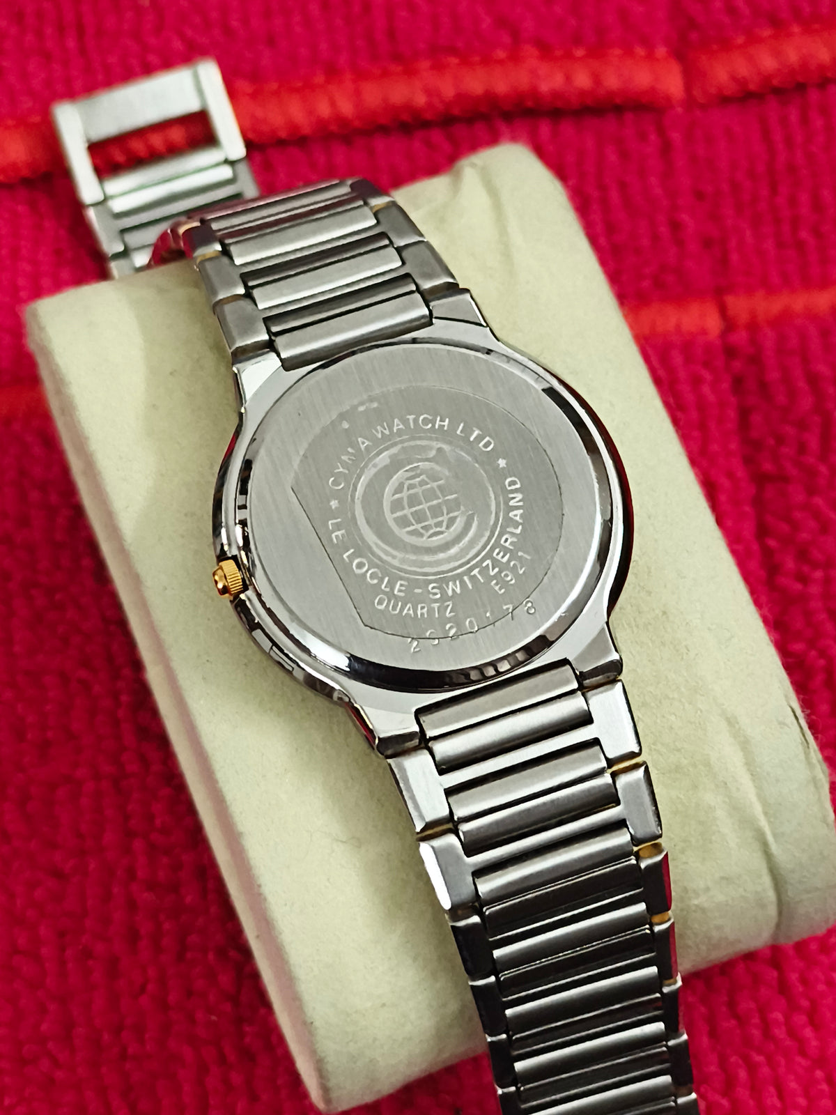 CYMA Swiss Dual Tone Quartz Day Date Unisex Watch