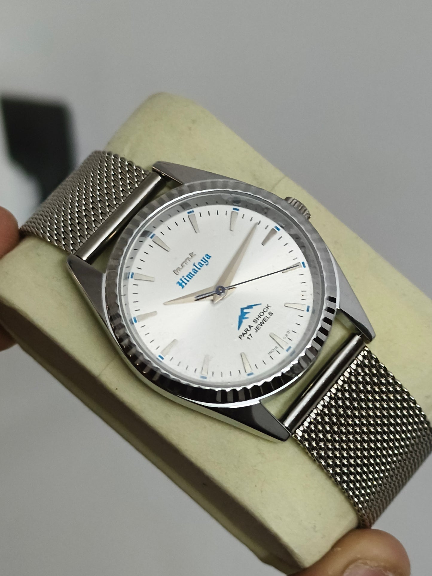 HMT Himalaya Mechanical Watch Mint Condition with Box and Papers