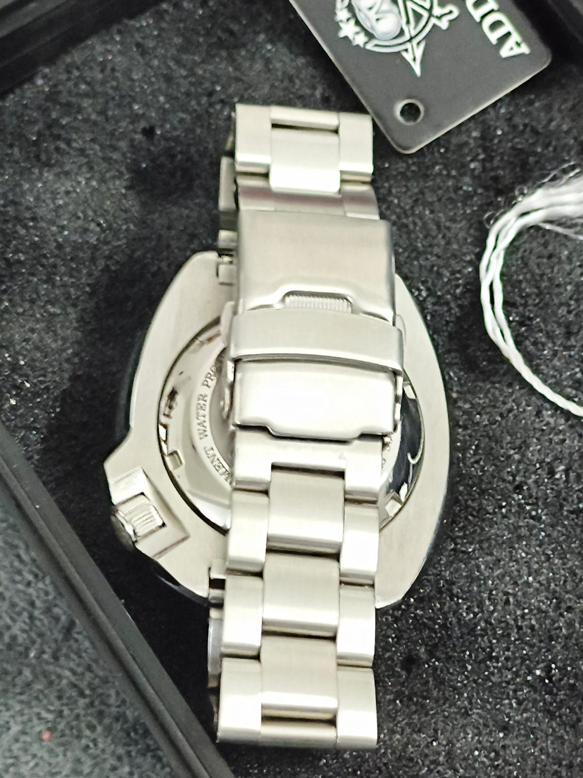 ADDIESDIVE Turtle White Automatic Dive Watch 1970 Captain Willard Homage, Pre-owned Watch