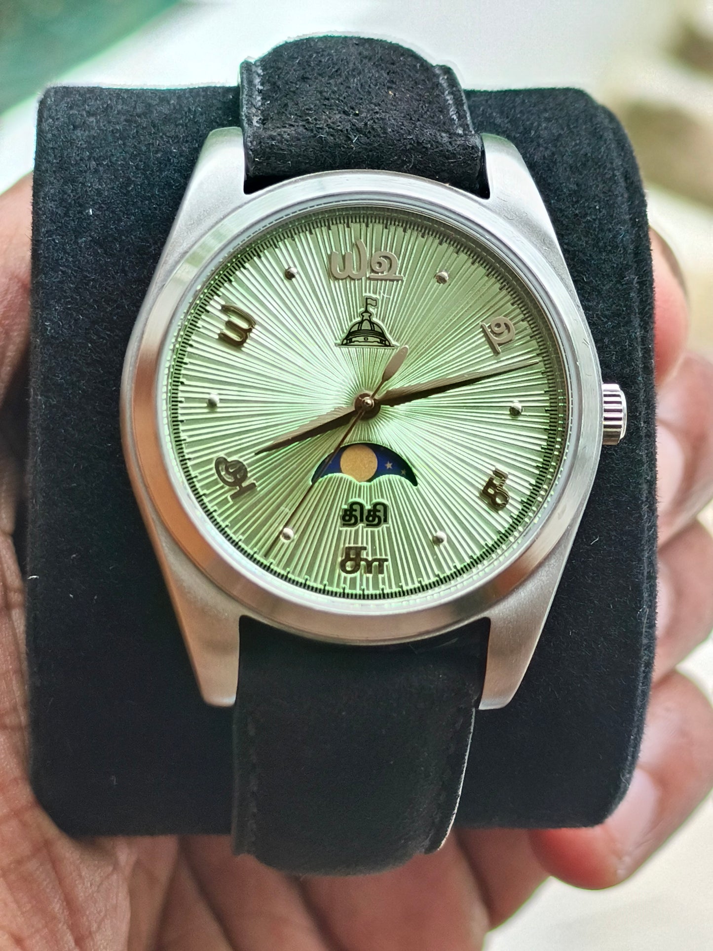 DWC Tithi Tamil Green Dial Watch