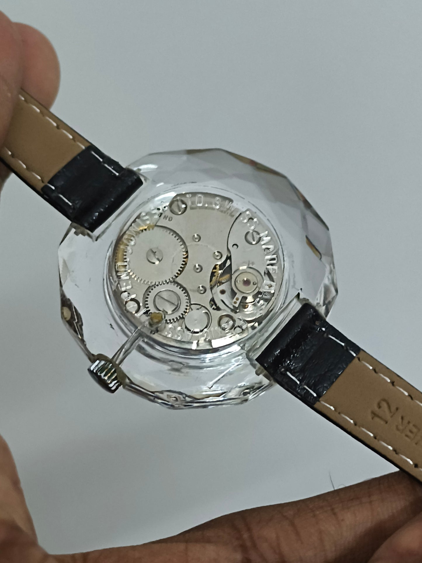 Jowissa Swiss Manual-winding Ladies’ Watch with Transparent Glass Case